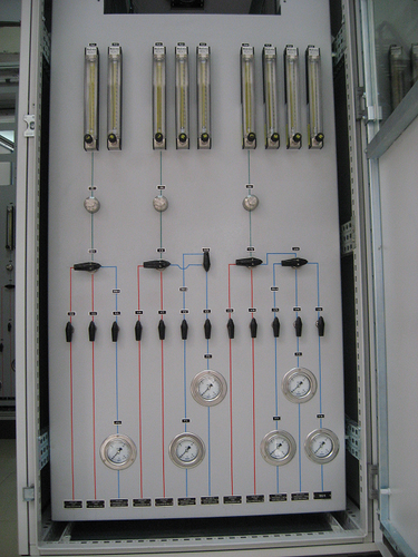 Sample Handling System Analyzer Panel